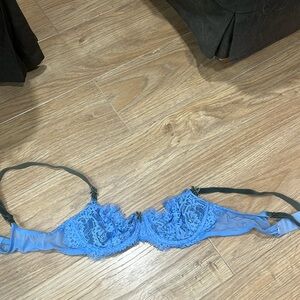 Victoria’s Secret baby blue lace lingerie bra